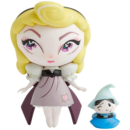 Sleeping Beauty Enesco Enesco The The World of Miss Mindy Sleeping Beauty Aurora and Mini Merryweather Vinyl Figurine, 7 Inch, Multicolor ()
