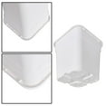 thumbnail image 3 of 10-Pack Gardening Nursery Pots with Drage Holes, 3 Gallon White Pots for Indoor Outdoor Plants Flowers Vegetable, 3 of 7