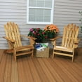 thumbnail image 5 of Sunnydaze Charred Fir Adirondack Chair - Set of 2, 5 of 7