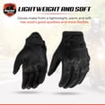 thumbnail image 2 of Daniel Smart Leather Gloves - Motorcycle Gloves with Knuckle Protection and Padded Palm, 2 of 6
