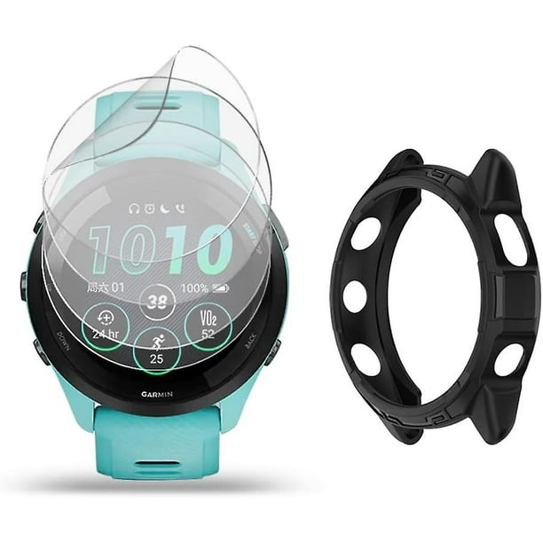 Protector de pantalla Garmin Forerunner 265 - Película de TPU antiarañazos (paquete de 4 + 1)