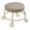 C, variant on Low Height Round Rolling Stool With Wheels, Portable Rest Seat For Living Room Bedside Salon Pedicure White