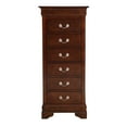thumbnail image 4 of Glory Furniture Louis Phillipe 7-Drawers Bedroom Lingerie Chest in Cappuccino, 4 of 8