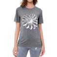 thumbnail image 6 of Women Flower Graphic Printed T-Shirt,M, 6 of 10
