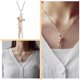 thumbnail image 4 of Collar con colgante de abrazo, joyería, regalos de San Valentín para mujeres, esposas y novias, 4 of 5