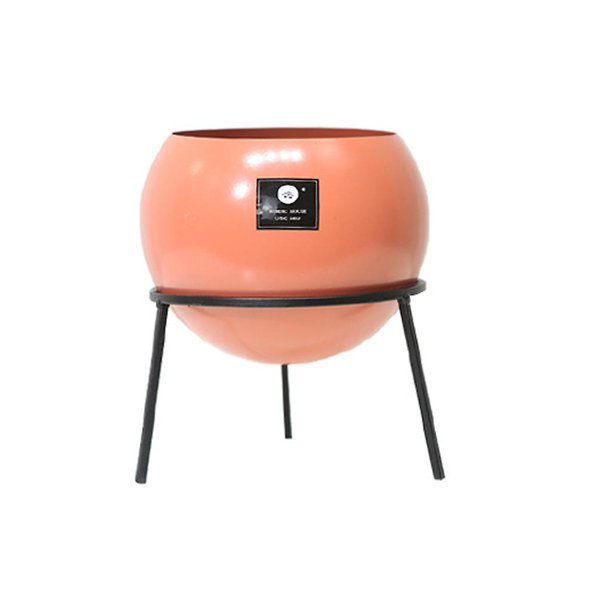 Macetero redondo con soporte para plantas en maceta, maceta de Metal moderna, estante de exhibición de plantas suculentas para interiores