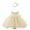 Beige, variant on 3-10Years Kids Dresses Girls Vintage Net Yarn Mesh Bow Ruffles Birthday Wedding Gown Long Dresses Children's Party Dress