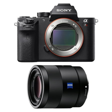 Sony a7R II Mirrorless Interchangeable Lens Camera Body with 55mm Lens Bundle - Includes Camera and Sonnar T FE 55mm F1.8 ZA Full-Frame
