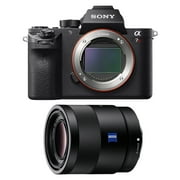 Sony a7R II Mirrorless Interchangeable Lens Camera Body with 55mm Lens Bundle - Includes Camera and Sonnar T FE 55mm F1.8 ZA Full-Frame Lens