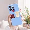 thumbnail image 2 of Mantenga su iPhone a salvo de golpes y caídas con esta moderna y flexible funda de goma de TPU con estampado de dibujos animados, 2 of 4