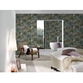 thumbnail image 5 of Sample For Display Purposes Only. Concord Wallcoverings Modern Textured Wallpaper Floral, Vinyl Accent Wall Tropical Jungle, Beige, Cream, Green, Grey, 7 in x 10 in, 392223, 5 of 5
