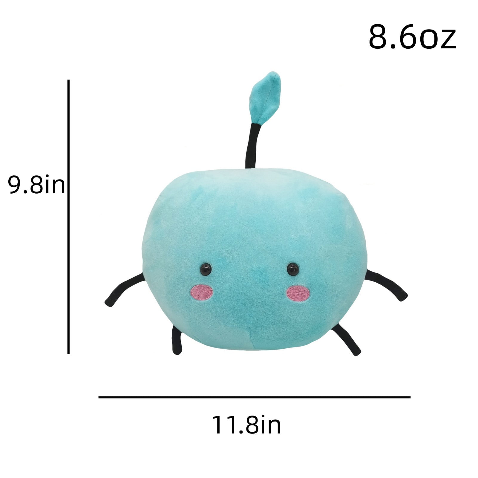 Stardew Plush Cute Valley Apple Stuffed Plush Toy, 9.8 Inch Cartoon Apple  Design Fruit Animation Games Figure Soft Stuffed Throw Pillow Doll, Gift  for