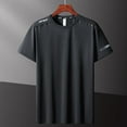thumbnail image 2 of Men's Summer Ice Casual Quick Drying Short Sleeved T-shirt, 2 of 5