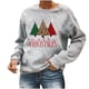thumbnail image 2 of Ichuanyi liquidación mujer casualidad casual tops de cuello redondo blusa suelta color sólido stitshirt ICHUANYI WER202308213444, 2 of 5