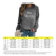thumbnail image 4 of Mujeres pullover Top redondo Masajeadores de cuello carta impresión manga larga casual fit sudadera para las mujeres otoño gris 3xl, 4 of 5