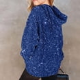 thumbnail image 3 of Bnwani Hoodies for Girls Crew Neck Long Sleeve Pockets Sweatshirt Graphic Printed Tops Pullover, 3 of 5