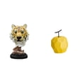 thumbnail image 1 of Escultura de cabeza de tigre de , figura moderna de animal, estatua geométrica coleccionable para decoración de mesa de oficina o sala de est, 1 of 8