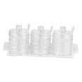 thumbnail image 4 of WeiLaiKeQi Acrylic Condiment Jar Spice Organizer Seasoning Box for Pepper Sugar Paprika Clear 3 pieces, 4 of 9