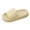 Yellow, variant on ibiyuan Slippers for Women Indoor Jelly Slides for Women Non Open Toe Womens Flat Sandals Soft Womens Beach Shoes for Summer Beach