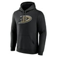 thumbnail image 2 of Men's Black Anaheim Ducks Secondary Logo Pullover Sweatshirt, 2 of 3