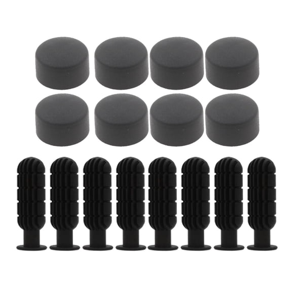 fastboy 8 Pairs Foosball Replacement Table Football Game Handle Grips and End Plugs Enhanced Performance and Improved Grip Type1 1Set