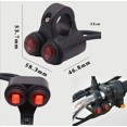 thumbnail image 5 of Interruptor de manillar de motocicleta de doble Control, 7/8 pulgadas, 22mm, 12V, botón impermeable, interruptor de faro, interruptor de luz antiniebla de freno, 5 of 5
