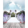 thumbnail image 1 of BSDHOME Polyester 5x7ft Wooden Floor Flowers for Wedding Photography Backdrops Photo Props Studio Background, 1 of 2