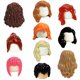 thumbnail image 1 of Bloques de construcción KT Min Accesorios para cabello rizado de niña Conjuntos de ladrillos Moc Figuras Cabello Juguetes para niños, 1 of 4