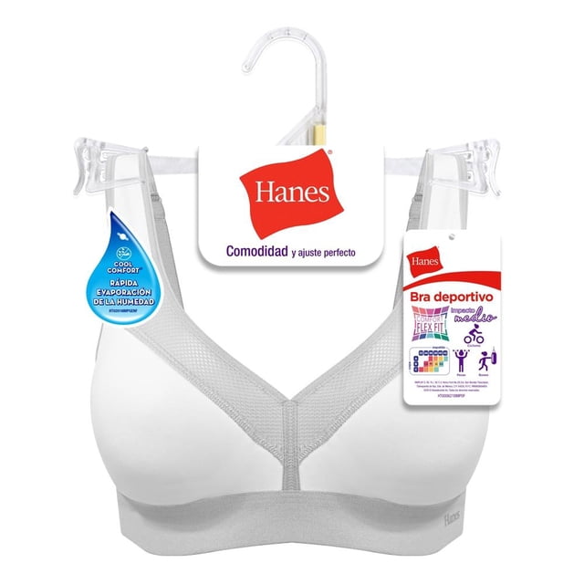 Brasier Hanes Intimates Blanco Talla CH