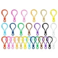 thumbnail image 1 of HLONK 200pcs Plastic Diy Key Chain Clips Keychain Clasps Crafts Delicate Plastic Key Chain Hooks, 1 of 4