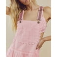 thumbnail image 4 of Vestido largo de tul bordado con cordones y cordones utcoco para mujer, 4 of 7