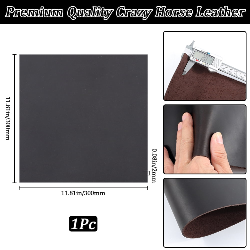 Leather Repair Patch for Couch Furniture Sofas Car Seats Rectangle Coconut Brown 300x300x2mm