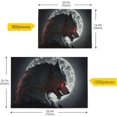 thumbnail image 4 of Werewolf Night Full Moon Jigsaw Puzzle, 1000 Pieces Paper Wood Composite Material Zigsaw with Storage Bag and Reference Picture Easy to Solve Family Game Creative Gift for Friends Parents Grandparents, 4 of 6