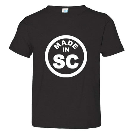 

PleaseMeTees™ Toddler Born Made In South Carolina SC Logo Label HQ Tee