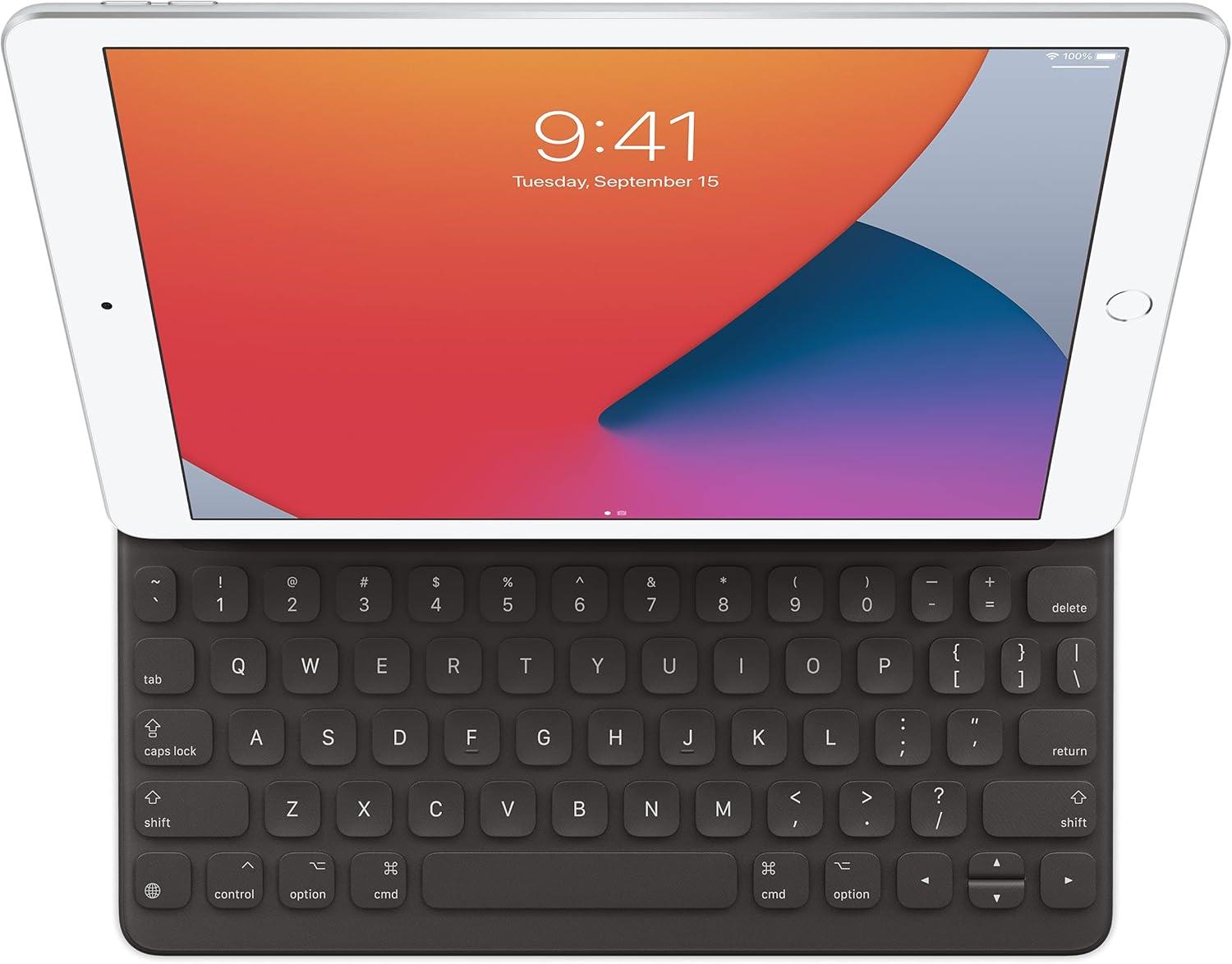 Apple Smart Keyboard Foldable Connector Standard Keyboard for iPad (7th Generation) and iPad Air (3rd Generation), Black, 10 Pack