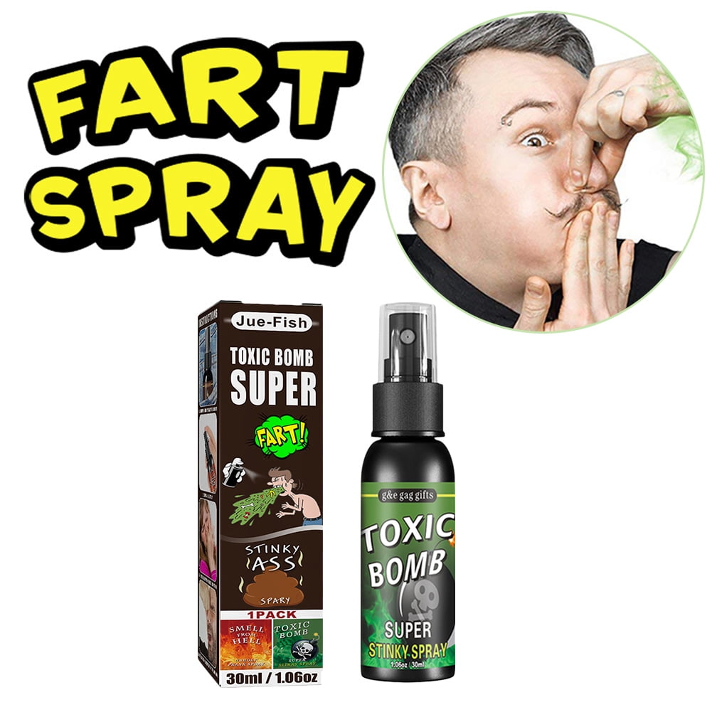 30ml Fart Gag Spray Prank Joke Plastic Stinky Gas Non Toxic Halloween Funny  Toys 