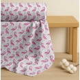 thumbnail image 4 of Soimoi White Cotton Poplin Fabric Flamingo Bird Print Fabric by the Yard 56 Inch Wide, 4 of 7