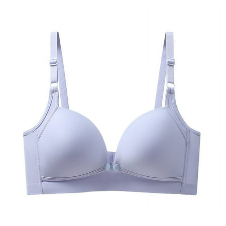 High quality seamless nursing underwear push up anti-sagging maternity bra full stage nursing front buckle bra thin
