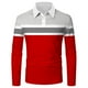 thumbnail image 4 of Cathalem Men's Fashion Polo Shirts Slim Fit Stretch Muscle Tee Shirt for Men Golf Shirt with Collar,AK S, 4 of 4