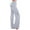 Gray #27, variant on KDDYLITQ Women Cargo Pants Flare Drawstring Pant High Waist Stretch Trousers Work Casual Joggers with Button Pocket Gray 2XL
