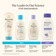Aveeno Baby Bathtime Gift Set with Oat, 4 Items, For Mom and Baby