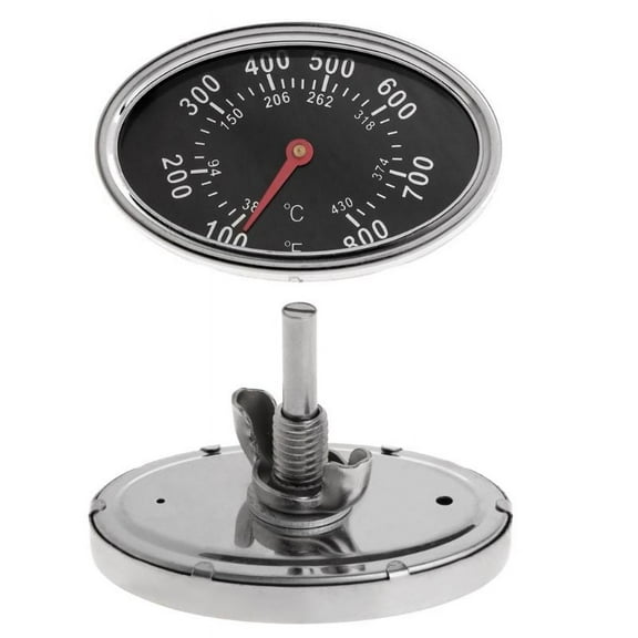 ZUARFY 800℉ Oval BBQ Pit Smoker Grill Thermometer Dial Temperature Gauge Replacement