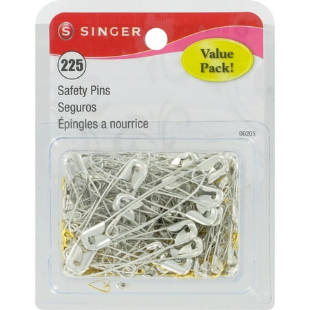 UPC: 0075691002053 | SINGER Assorted Safety Pins In A Resealable Container  225 Count