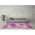 thumbnail image 3 of Ahgly Company Indoor Rectangle Abstract Pink Modern Area Rugs, 7' x 9', 3 of 4