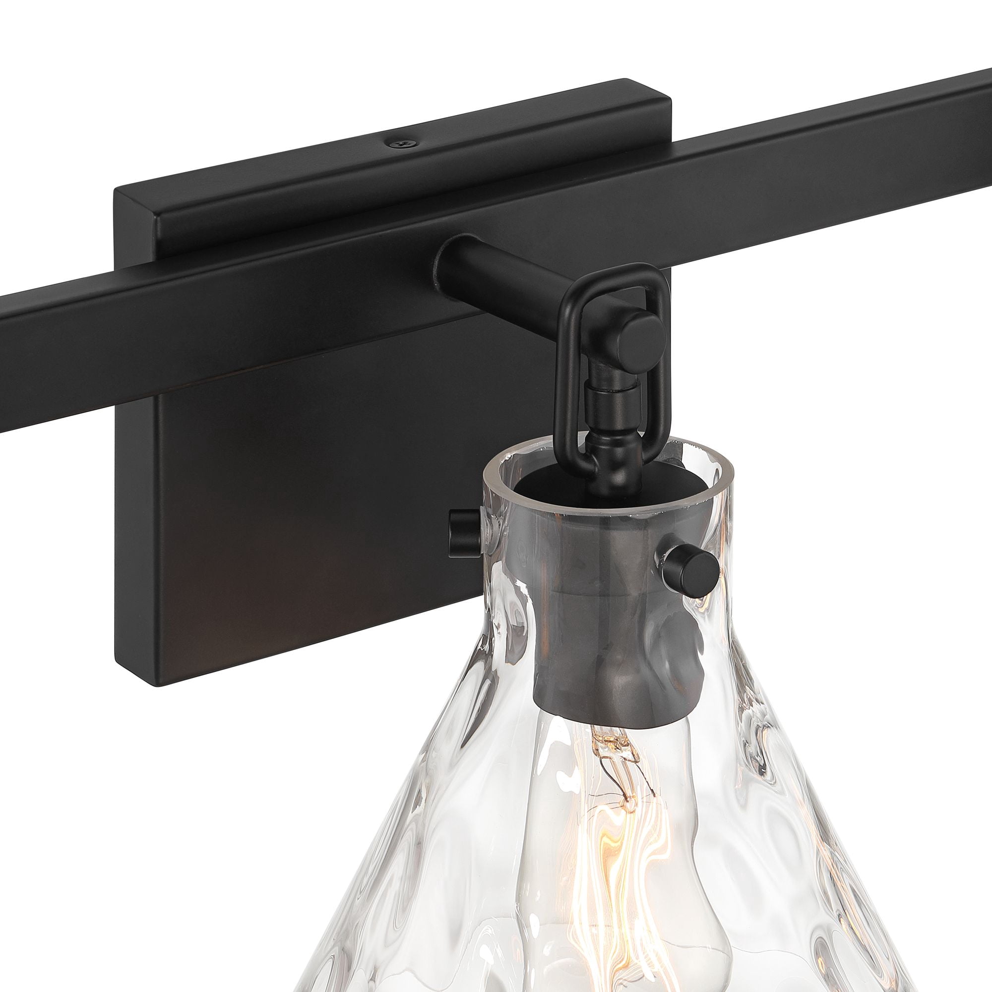 Possini Euro Design Ishii 26" High 3 Light Bathroom Vanity Wall Lamp Light Fixture Mount Over The Sink Mirror Matte Black