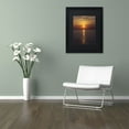 thumbnail image 2 of Trademark Fine Art "Sunset Paddleboard" Canvas Art by Kurt Shaffer, Black Matte, Black Frame, 2 of 4