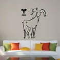 thumbnail image 3 of Aries Fire Sign Ram Symbol Horoscopes Astrological Chart Zodiac Signs Star Vinyl Wall Art Wall Sticker Wall Decal For Home Room Wall Office Living Room Wall Decoration Decal Size(10x8 inch), 3 of 3