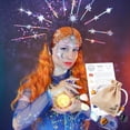 thumbnail image 3 of WIZUTIZ Gemstones Astrology Set Natural Crystal Twelve Constellations Cloth Bag Set Home Assembly Machine Washable, 3 of 4