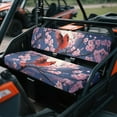 thumbnail image 2 of FKELYI Cherry Flower Cardinal Bird Print UTV Seat Covers Full Protection Anti-Dust Bench Seat Cover with Elastic Band Backrest Cover Waterproof Decor UTV Accessories, 2 of 7