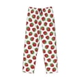 thumbnail image 4 of Xecao Hand Drawn Strawberry Men's Straight Lounge Pajama Pants: The Ultimate in Comfortable Sleepwear, 4 of 9